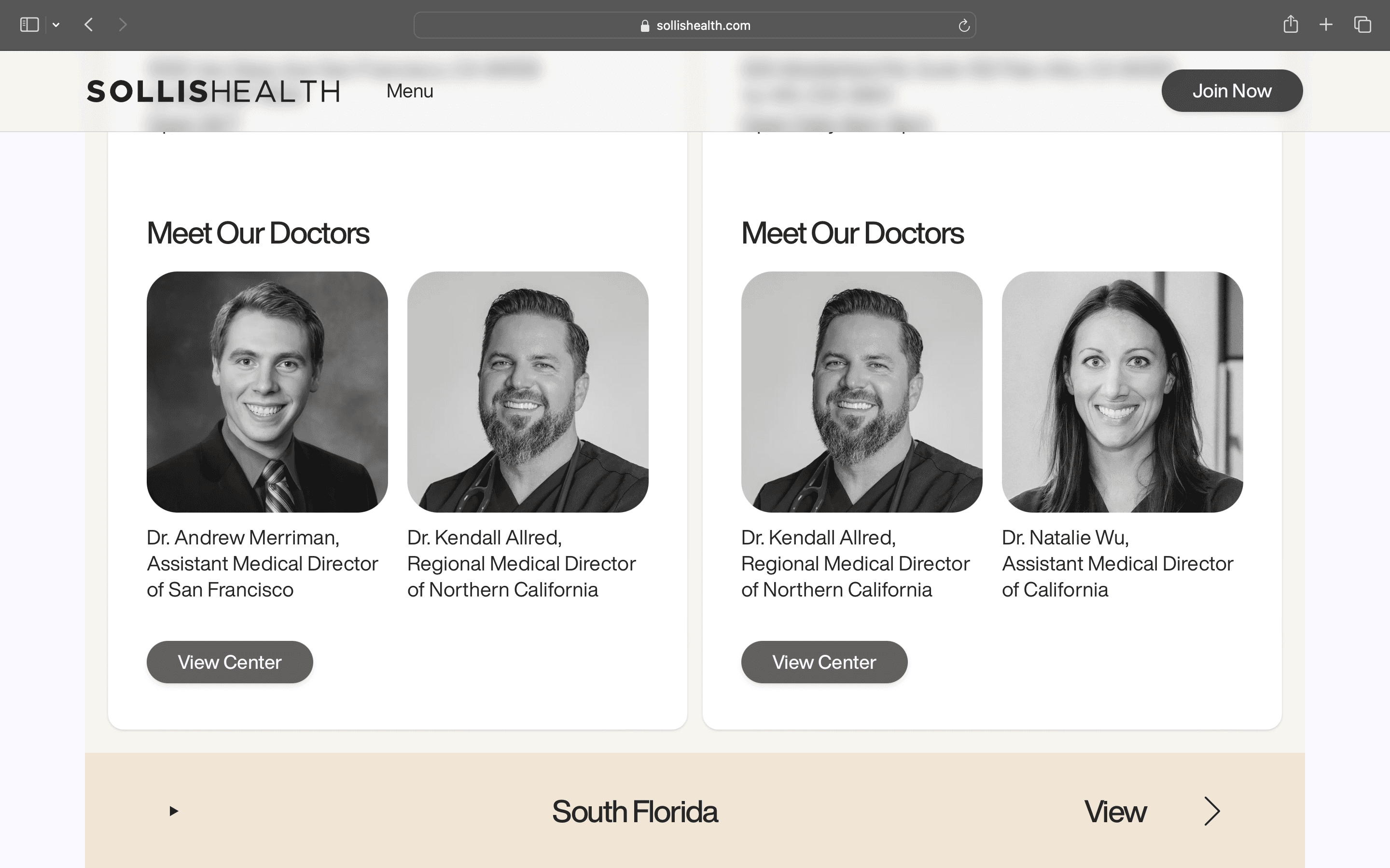 The Sollis Health team